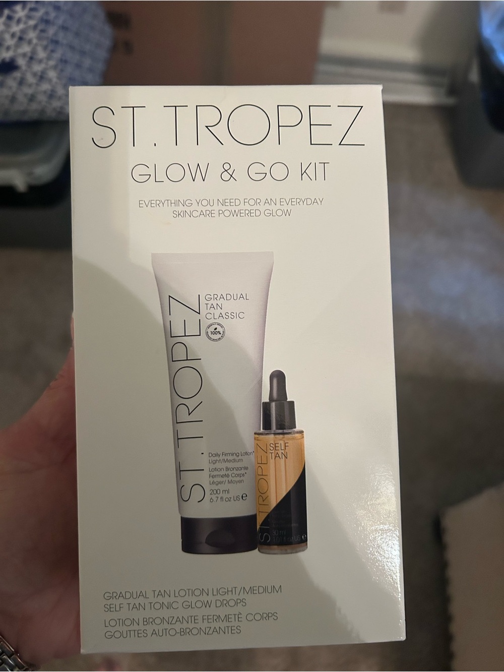 ST. TROPEZ Glow & Go Kit - White/Gold